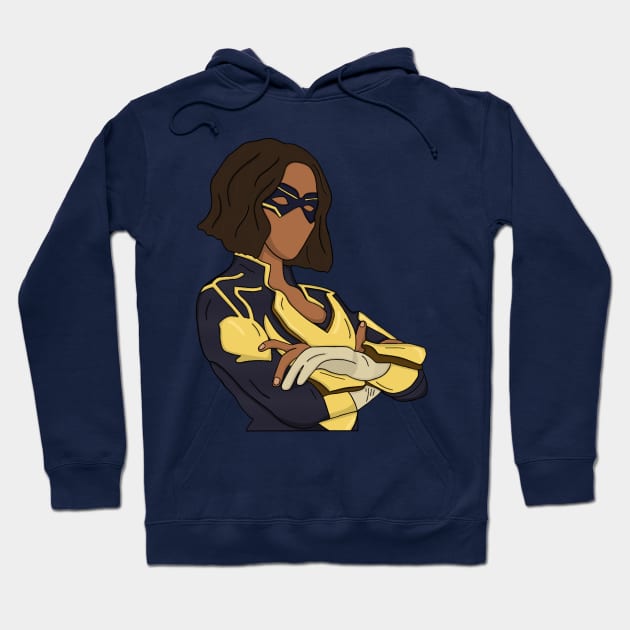 Jennifer Pierce - Black Lightning | SECOND VERSION Hoodie by hereidrawagain